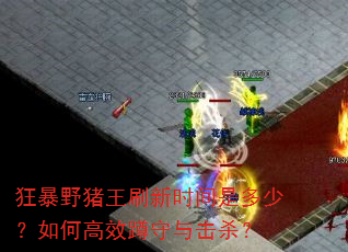 狂暴野猪王刷新时间是多少?如何高效蹲守与击杀? 狂暴野猪王刷新时间是多少?如何高效蹲守与击杀?