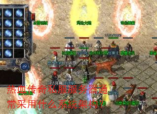 热血传奇私服服务器通常采用什么系统架构? 热血传奇私服服务器通常采用什么系统架构?