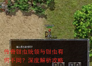 传奇钳虫统领与钳虫有何不同?深度解析攻略 传奇钳虫统领与钳虫有何不同?深度解析攻略