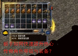 新手如何快速提升热心传奇角色等级与装备? 新手如何快速提升热心传奇角色等级与装备?