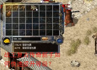 战王复古传奇新手如何快速提升等级? 战王复古传奇新手如何快速提升等级?
