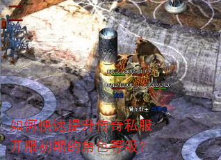 如何快速提升传奇私服开服初期的角色等级? 如何快速提升传奇私服开服初期的角色等级?