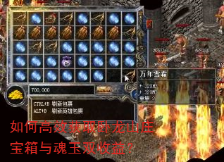 如何高效获取卧龙山庄宝箱与魂玉双收益? 如何高效获取卧龙山庄宝箱与魂玉双收益?