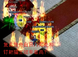 复古传奇白日门何处刷钉耙猫王效率最高? 复古传奇白日门何处刷钉耙猫王效率最高?
