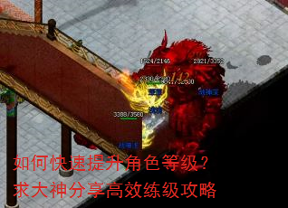如何快速提升角色等级?求大神分享高效练级攻略 如何快速提升角色等级?求大神分享高效练级攻略