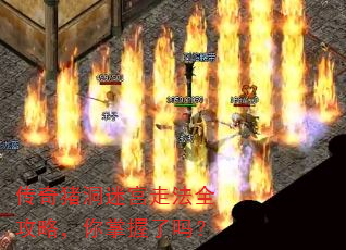 传奇猪洞迷宫走法全攻略,你掌握了吗? 传奇猪洞迷宫走法全攻略,你掌握了吗?